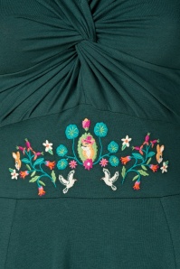 Blutsgeschwister - Hot Knot jurk in sea pearl groen 2