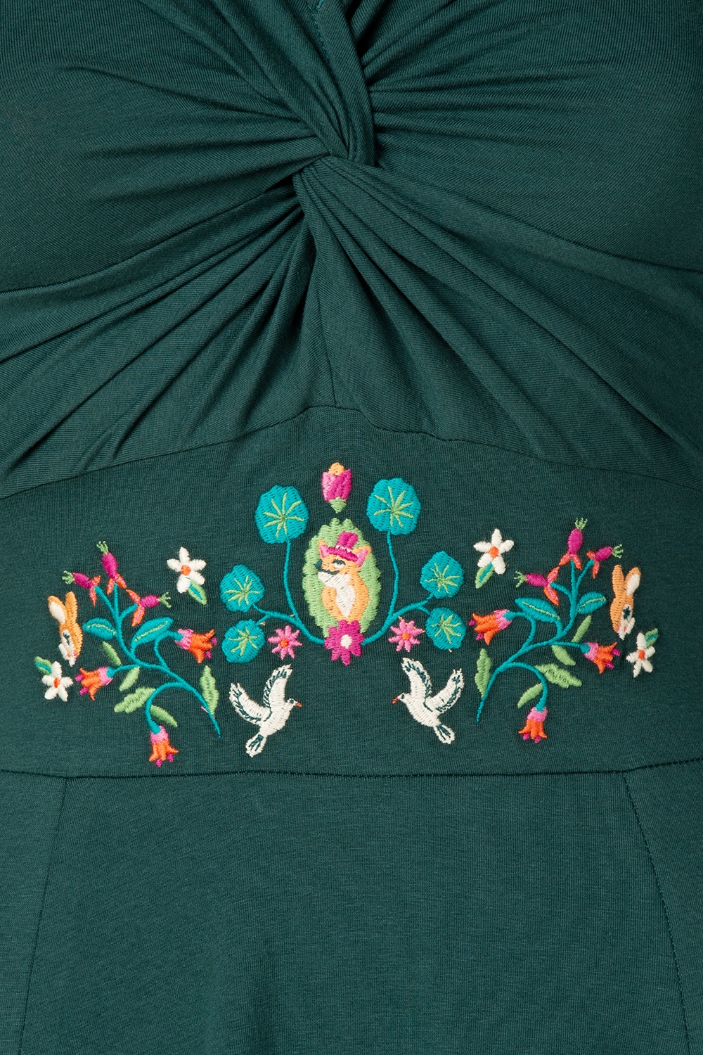 Blutsgeschwister - Hot Knot jurk in sea pearl groen 2