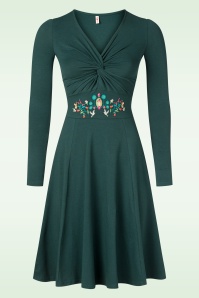 Blutsgeschwister - Hot Knot jurk in sea pearl groen