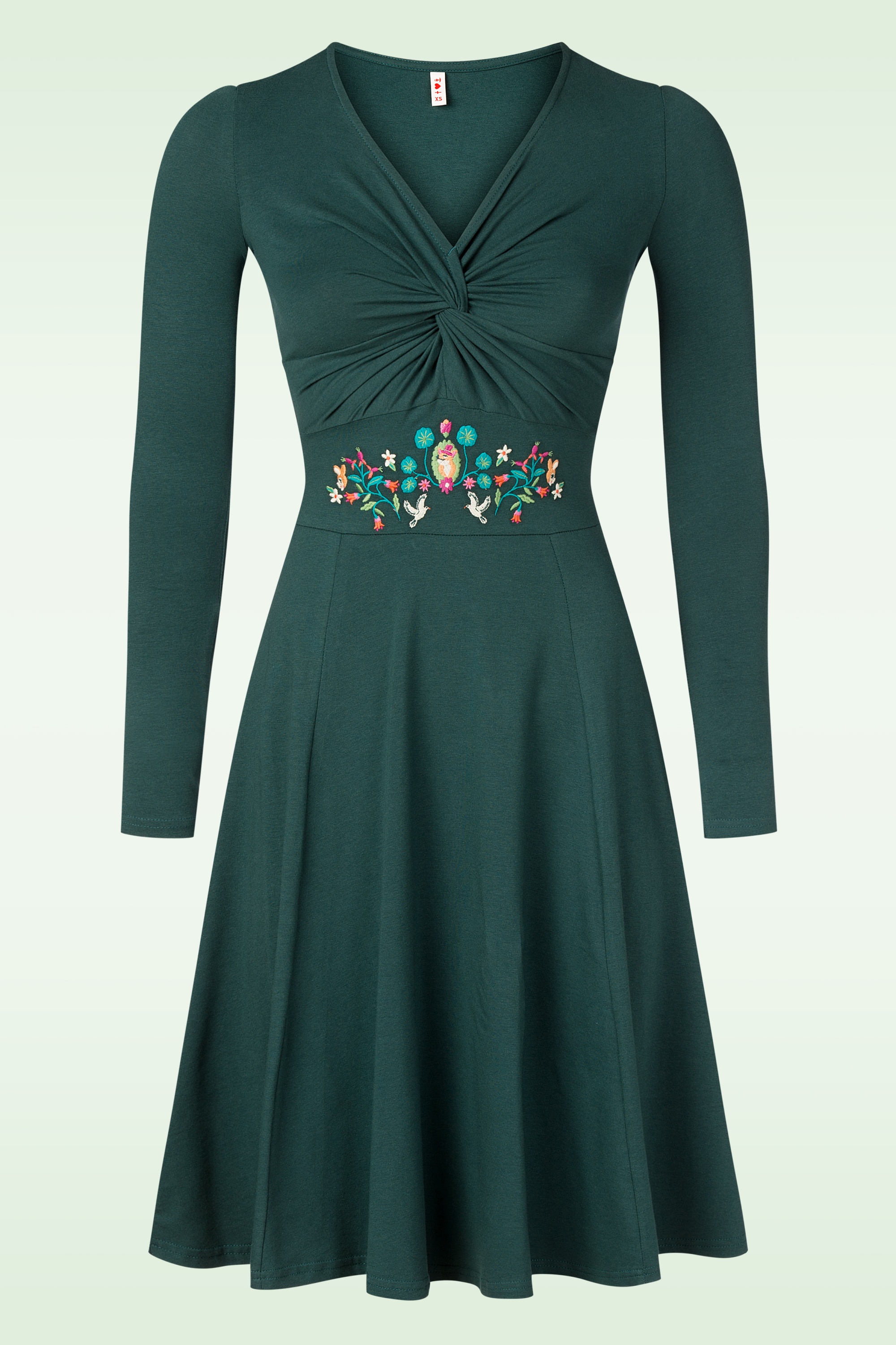 Blutsgeschwister - Hot Knot jurk in sea pearl groen