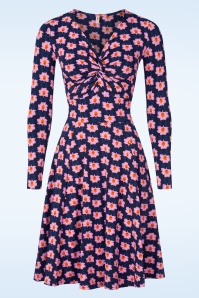 Blutsgeschwister - Hot Knot jurk in dream power blauw