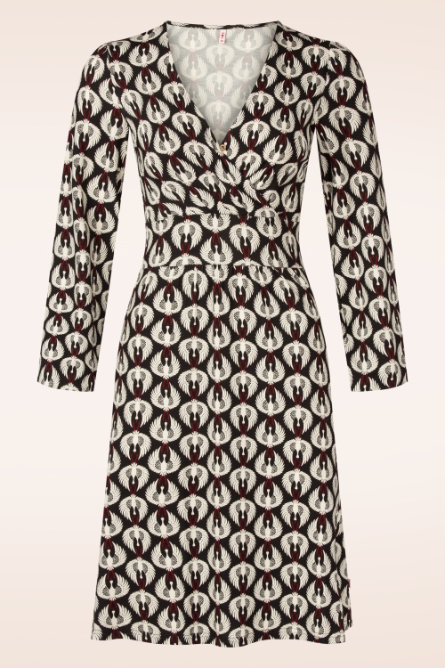 Blutsgeschwister - Something Old Something New jersey jurk in Crane Covey