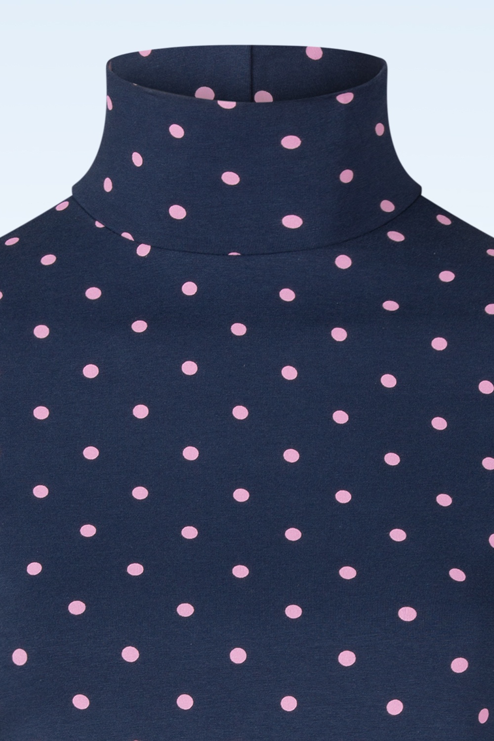 Blutsgeschwister - The Ease of Release top in dreamy cute dot blauw 2