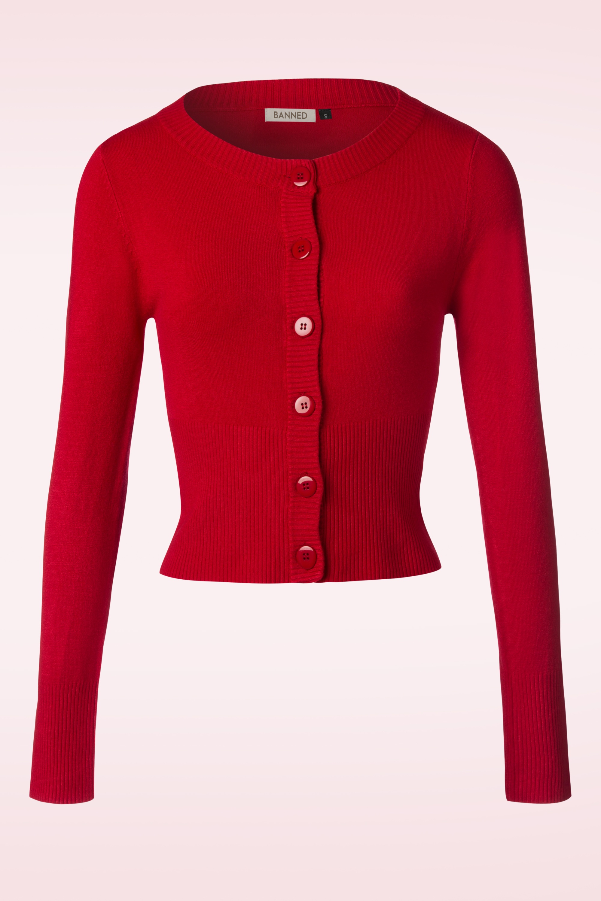 Banned Retro - Dolly vest in helder rood