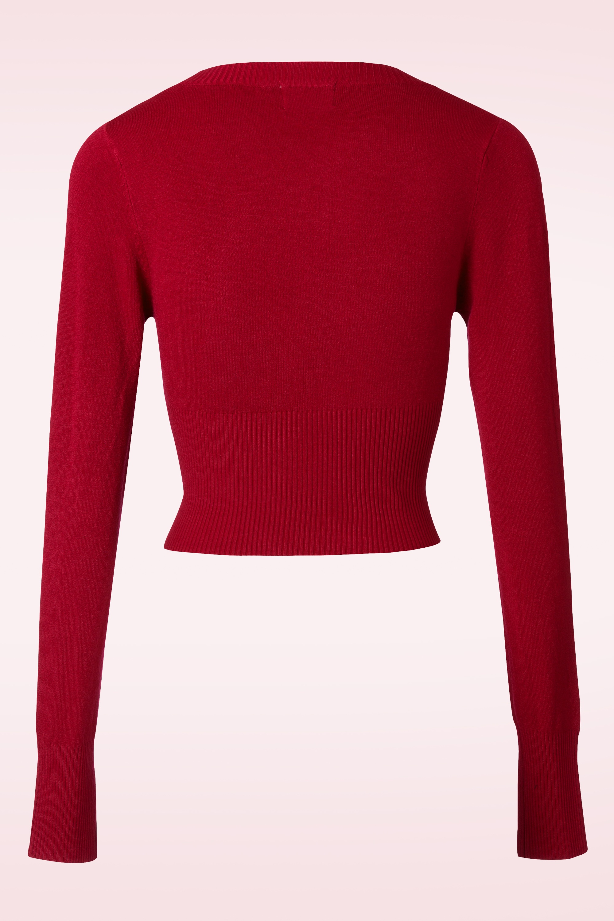 Banned Retro - Let's Go Dancing vest in dieprood 3