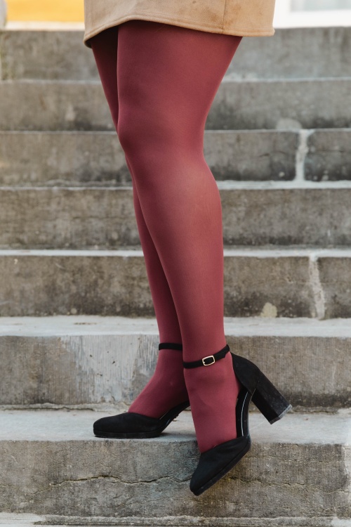 Zilch - Colour panty in mahonie