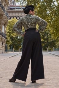 Miss Candyfloss - Marwa Leona Leopard top in olijfgroen 3