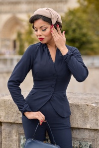 Miss Candyfloss - Selma Lee blazer in navy