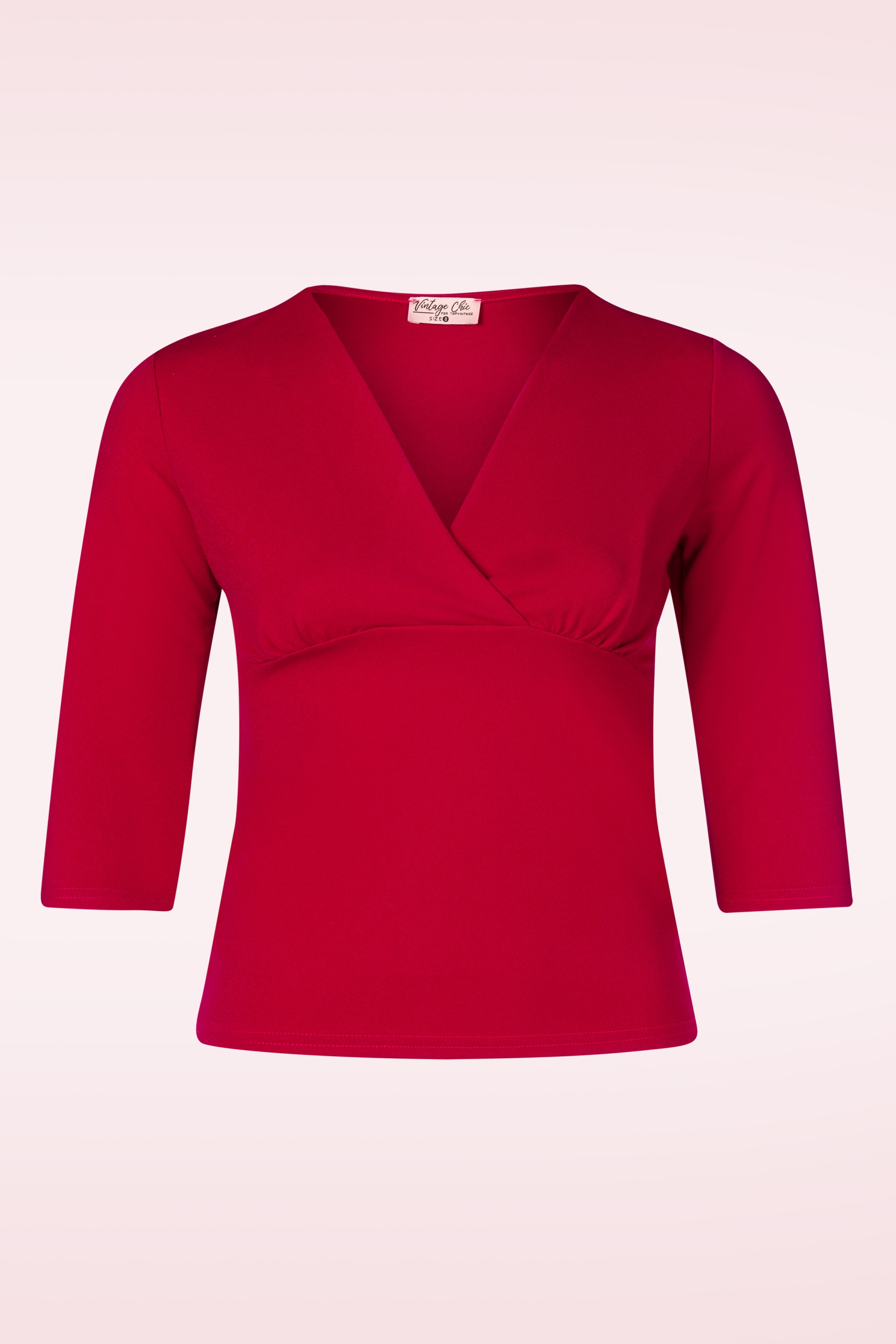 Vintage Chic for Topvintage - Topvintage exclusive ~ Demi top in rood
