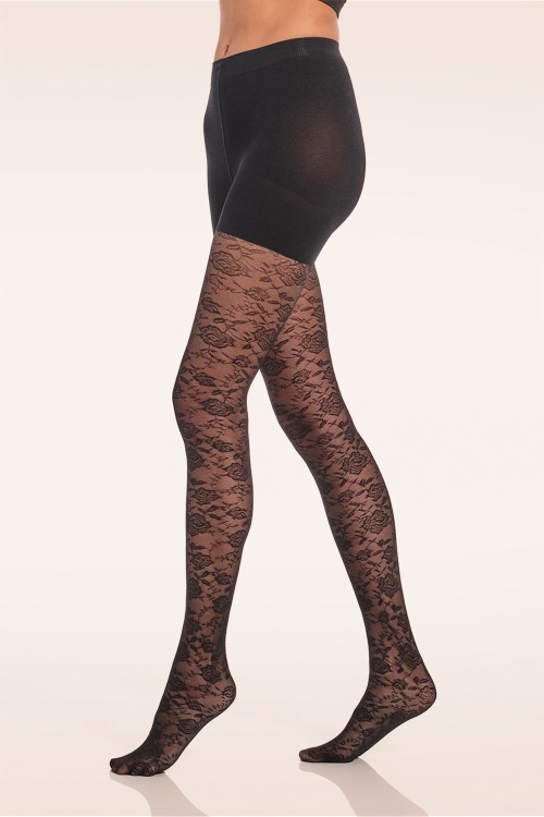 MAGIC Bodyfashion - Lace Luxury Legs in zwart