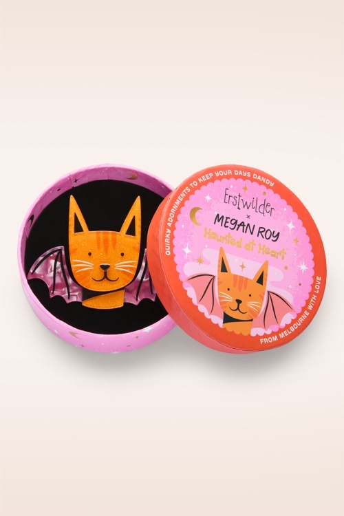 Erstwilder - Winged Kitty broche 2