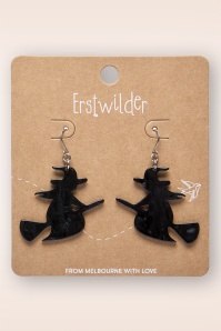 Erstwilder - Flying Witch Drop oorbellen 3