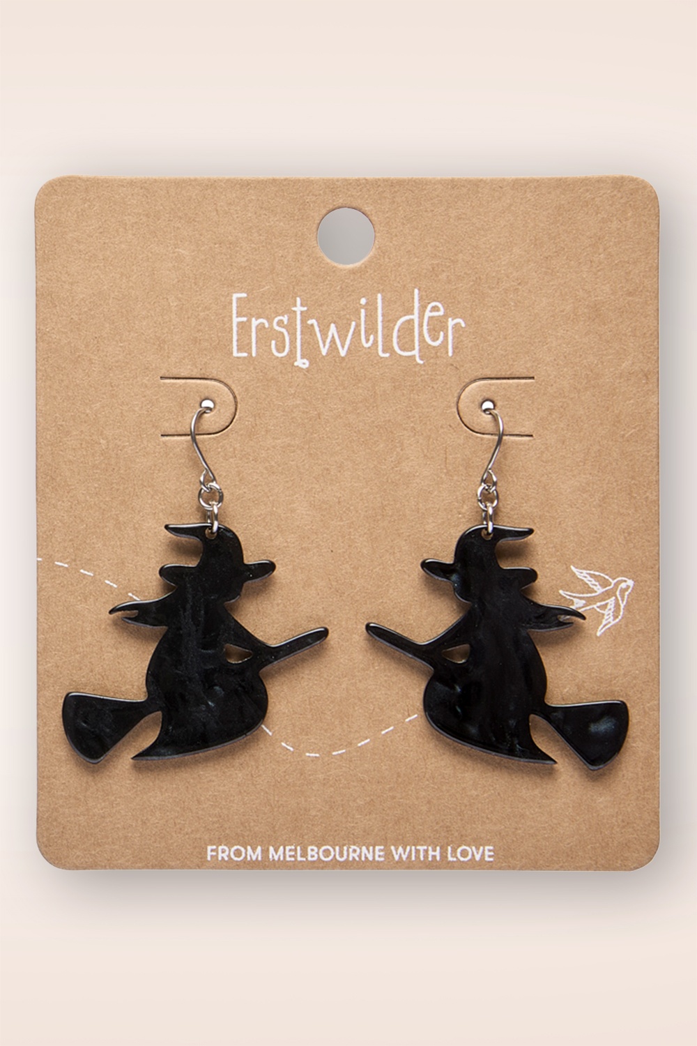 Erstwilder - Flying Witch Drop oorbellen 3