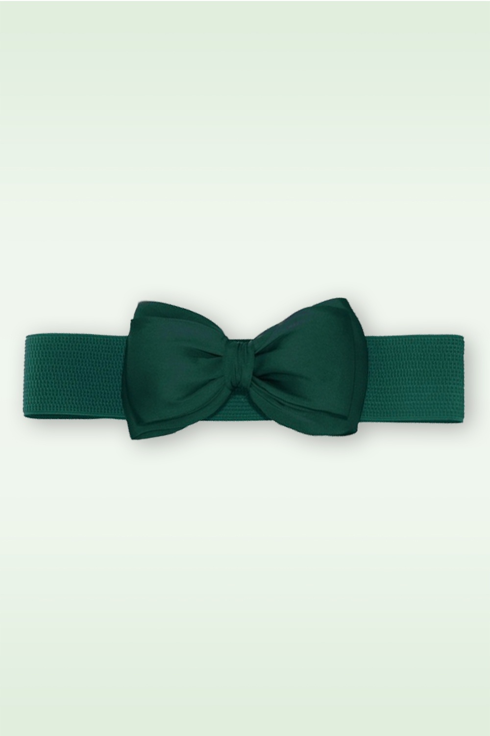 Banned Retro - Bella strikriem in flessengroen