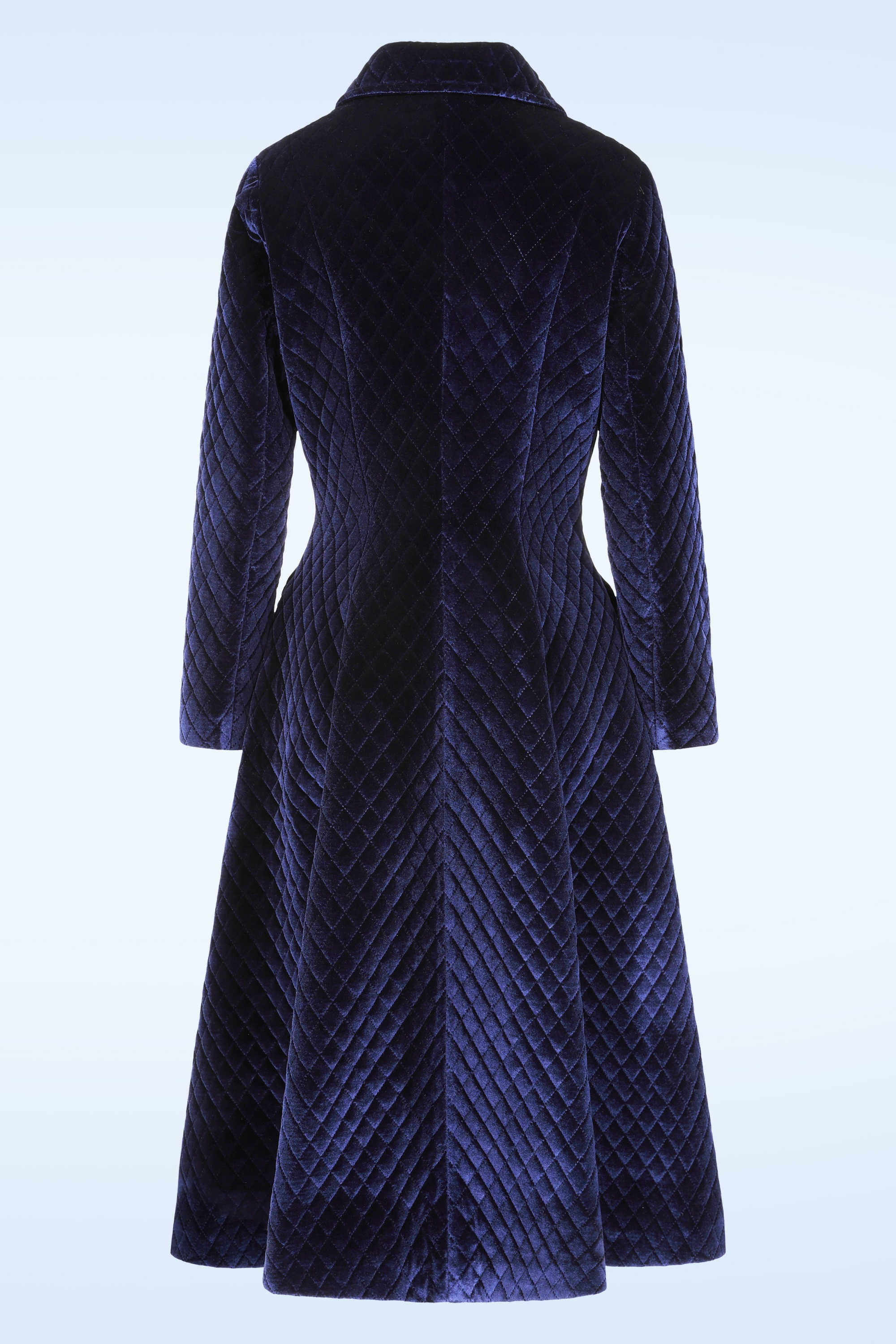 Topvintage Boutique Collection - Topvintage exclusive ~ Mae Quilted swing jas in navyblauw 4