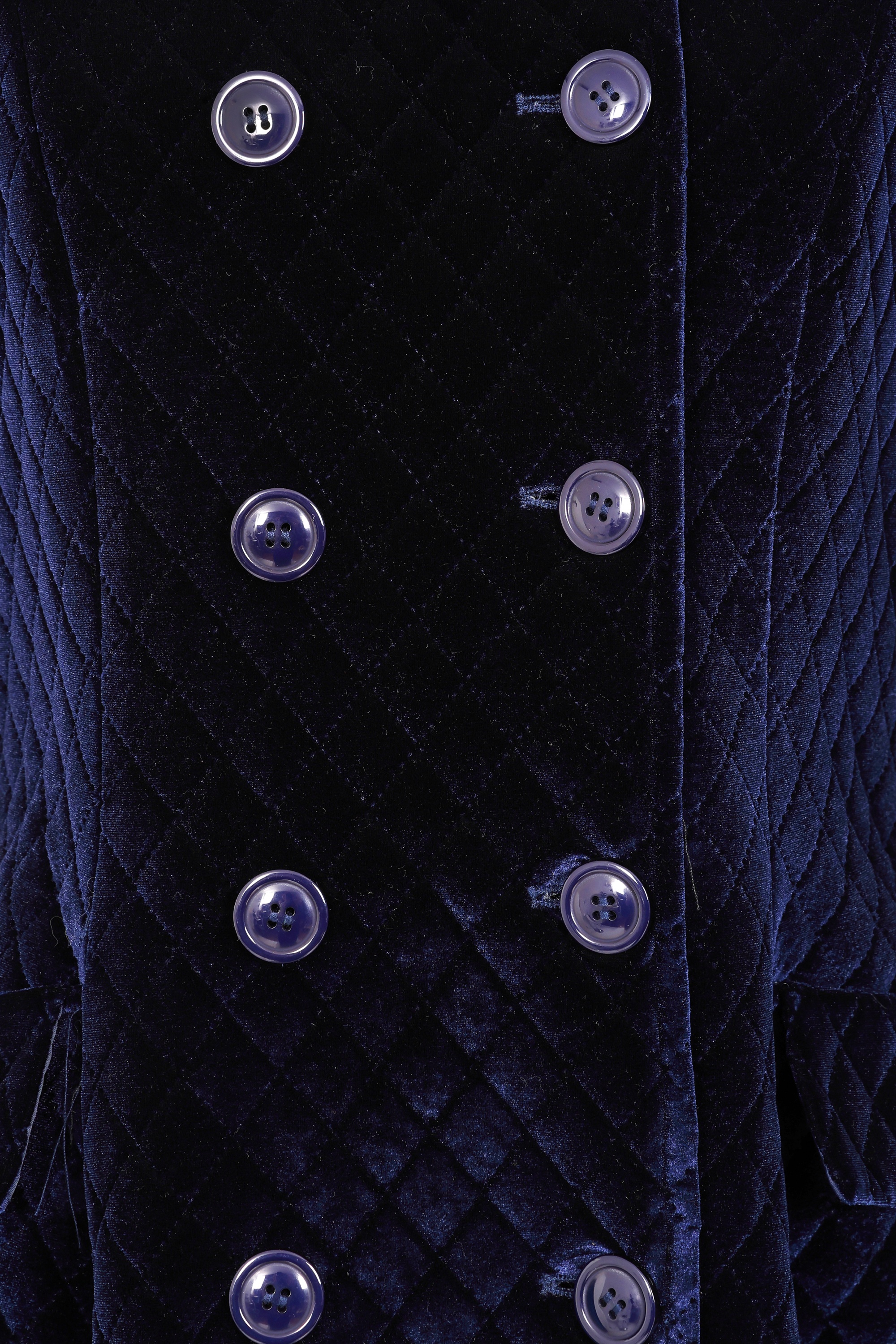 Topvintage Boutique Collection - Topvintage exclusive ~ Mae Quilted swing jas in navyblauw 3