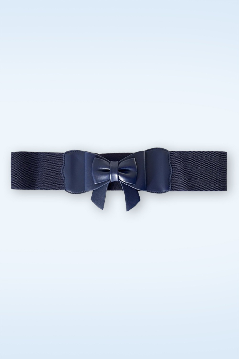 Banned Retro - Play It Right Bow riem in marineblauw