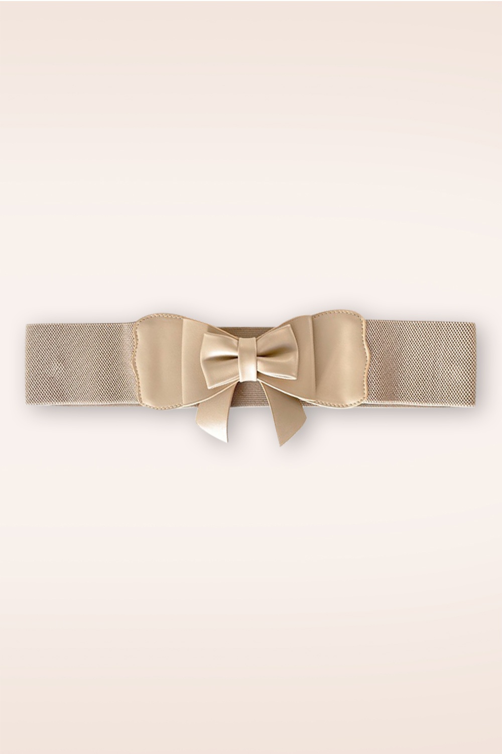 Banned Retro - Play It Right Bow riem in beige