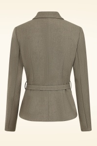 Banned Retro - Rosalie blazer jasje in bruin 3