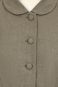 Banned Retro - Rosalie blazer jasje in bruin 2