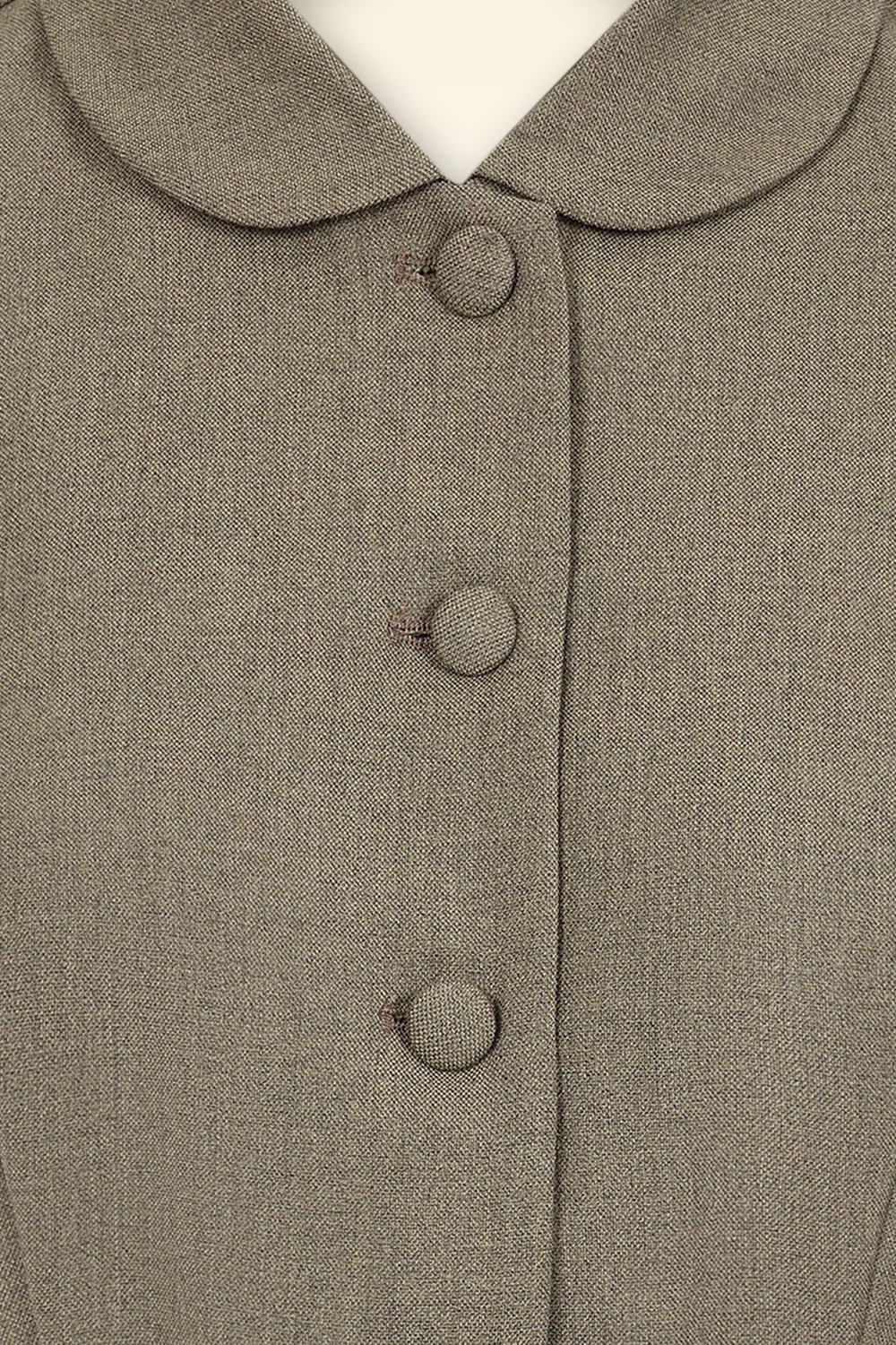 Banned Retro - Rosalie blazer jasje in bruin 2