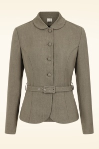 Banned Retro - Rosalie blazer jasje in bruin