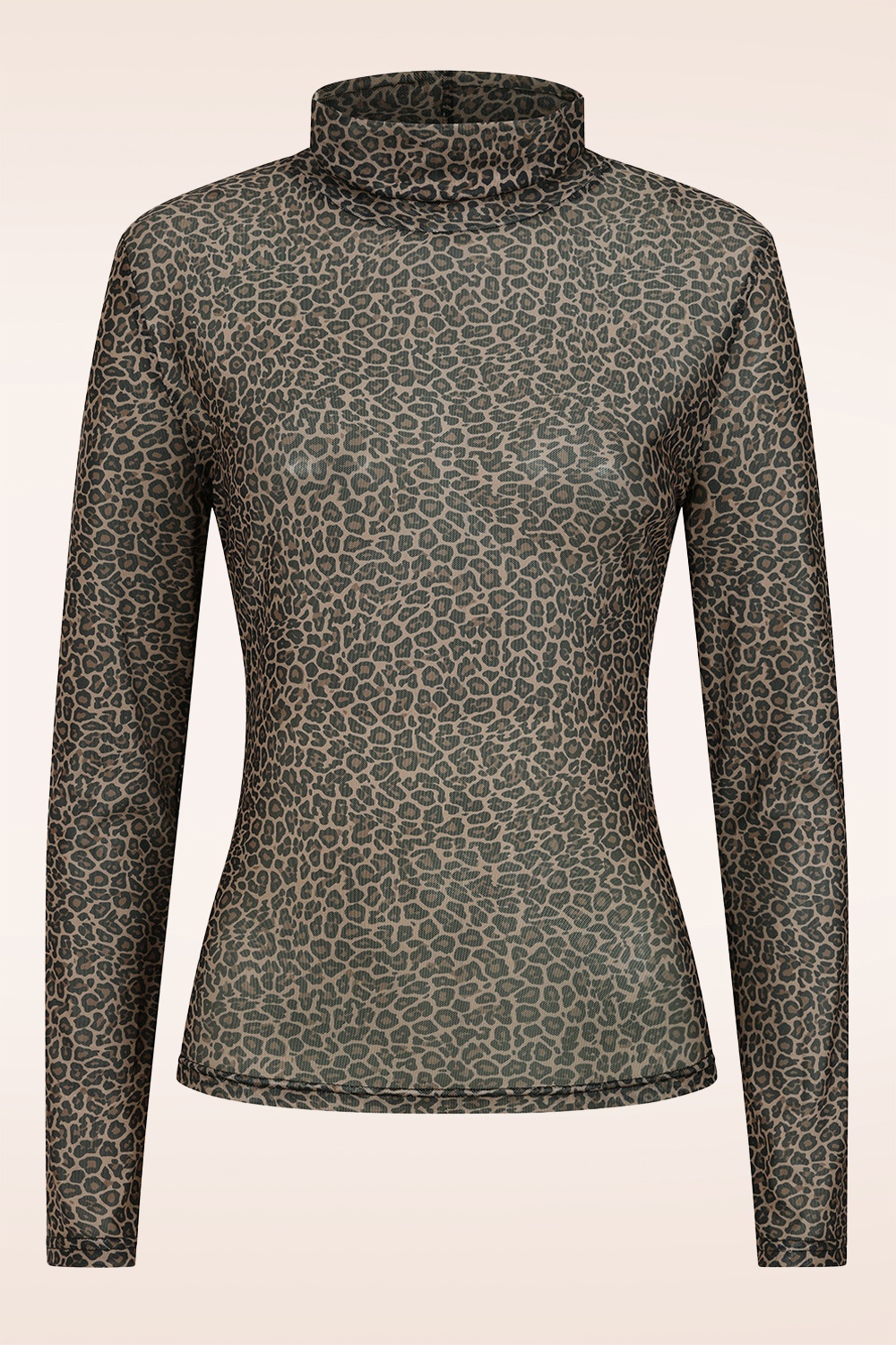 Banned Retro - Mesh top in luipaard