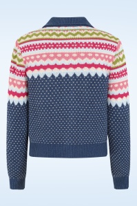 Pretty Vacant - Kintyre gebreid vest in marineblauw 3