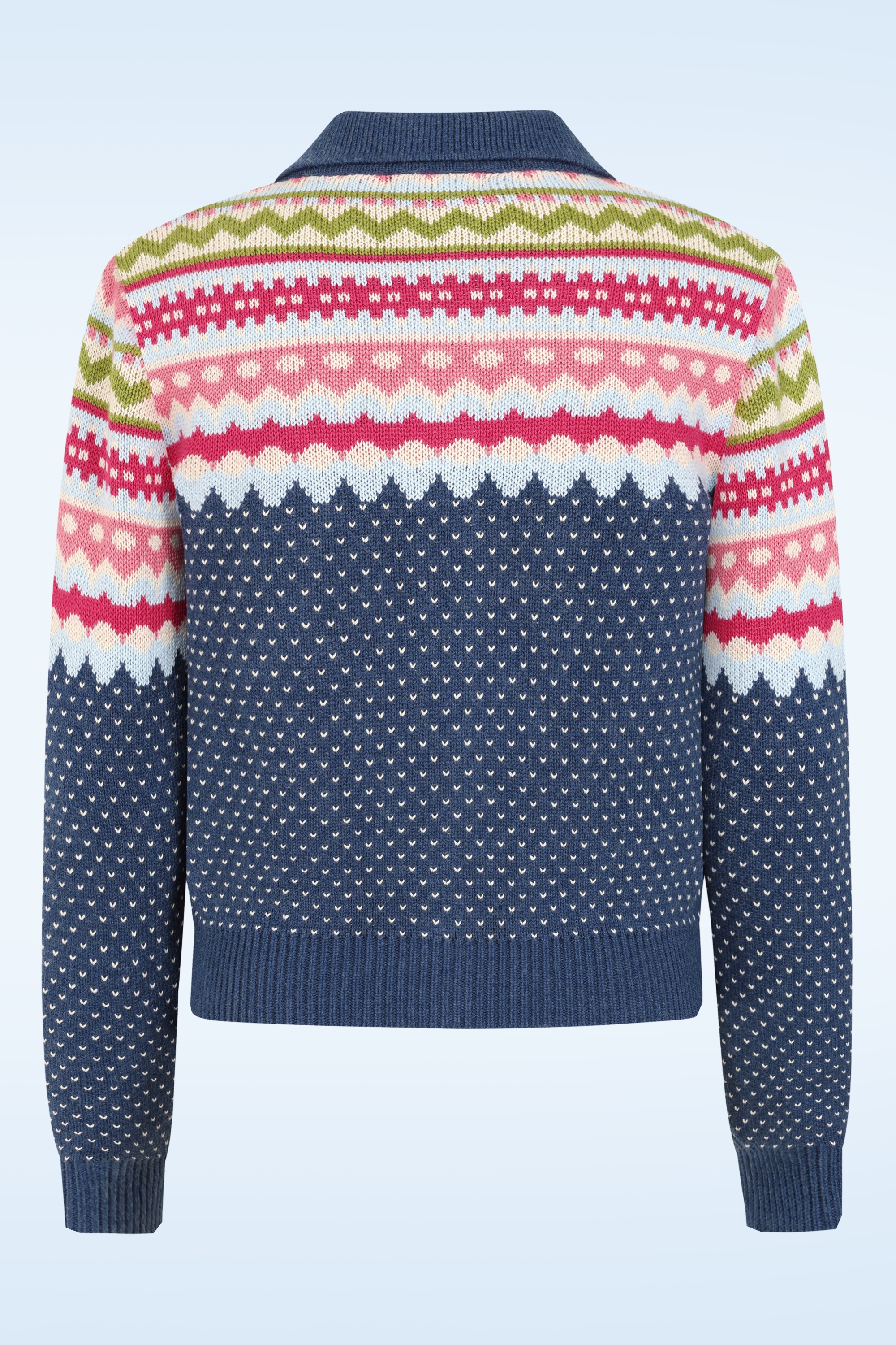 Pretty Vacant - Kintyre gebreid vest in marineblauw 3