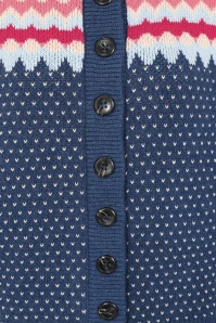 Pretty Vacant - Kintyre gebreid vest in marineblauw 2