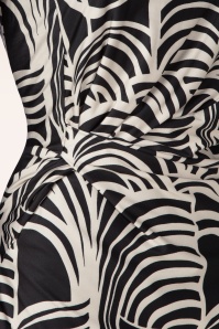 K-Design - Veronique jurk in zwart en wit 2