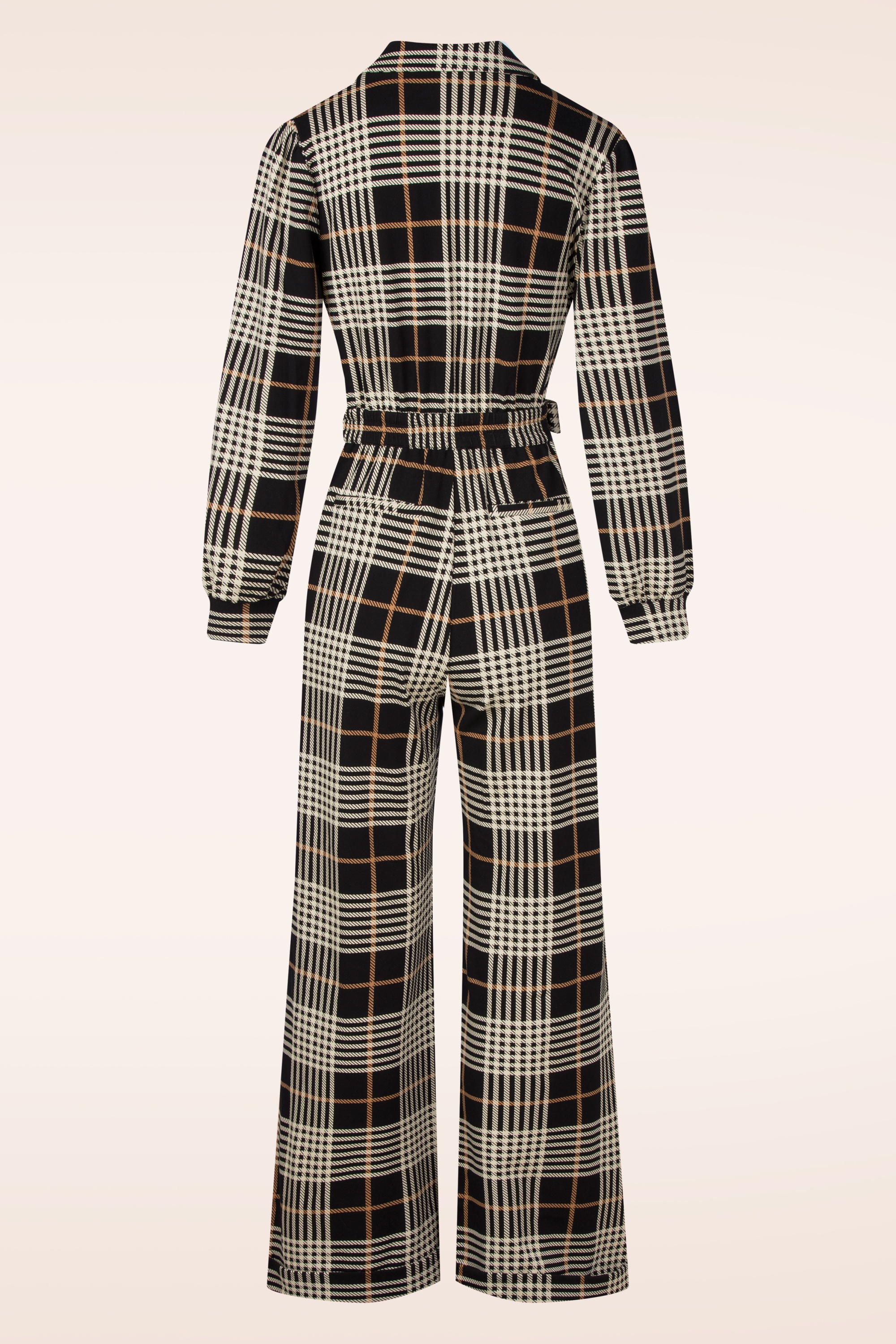 K-Design - Daria Tartan jumpsuit in zwart 5