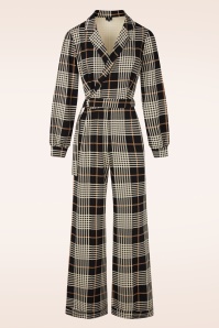 K-Design - Daria Tartan jumpsuit in zwart 3