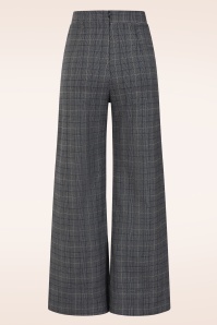 Vintage Chic for Topvintage - Topvintage exclusive ~ Bonnie Check pantalon in grijs 3