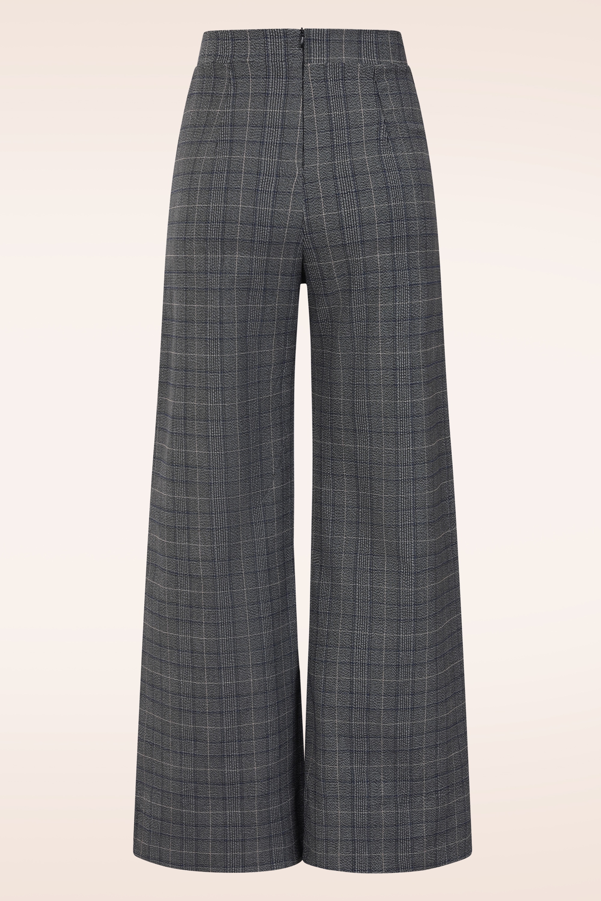 Vintage Chic for Topvintage - Topvintage exclusive ~ Bonnie Check pantalon in grijs 3