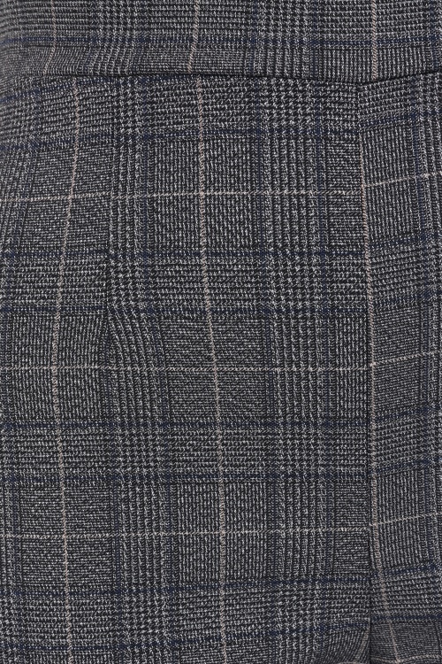 Vintage Chic for Topvintage - Topvintage exclusive ~ Bonnie Check pantalon in grijs 2