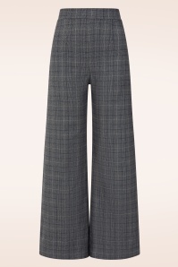 Vintage Chic for Topvintage - Topvintage exclusive ~ Bonnie Check pantalon in grijs