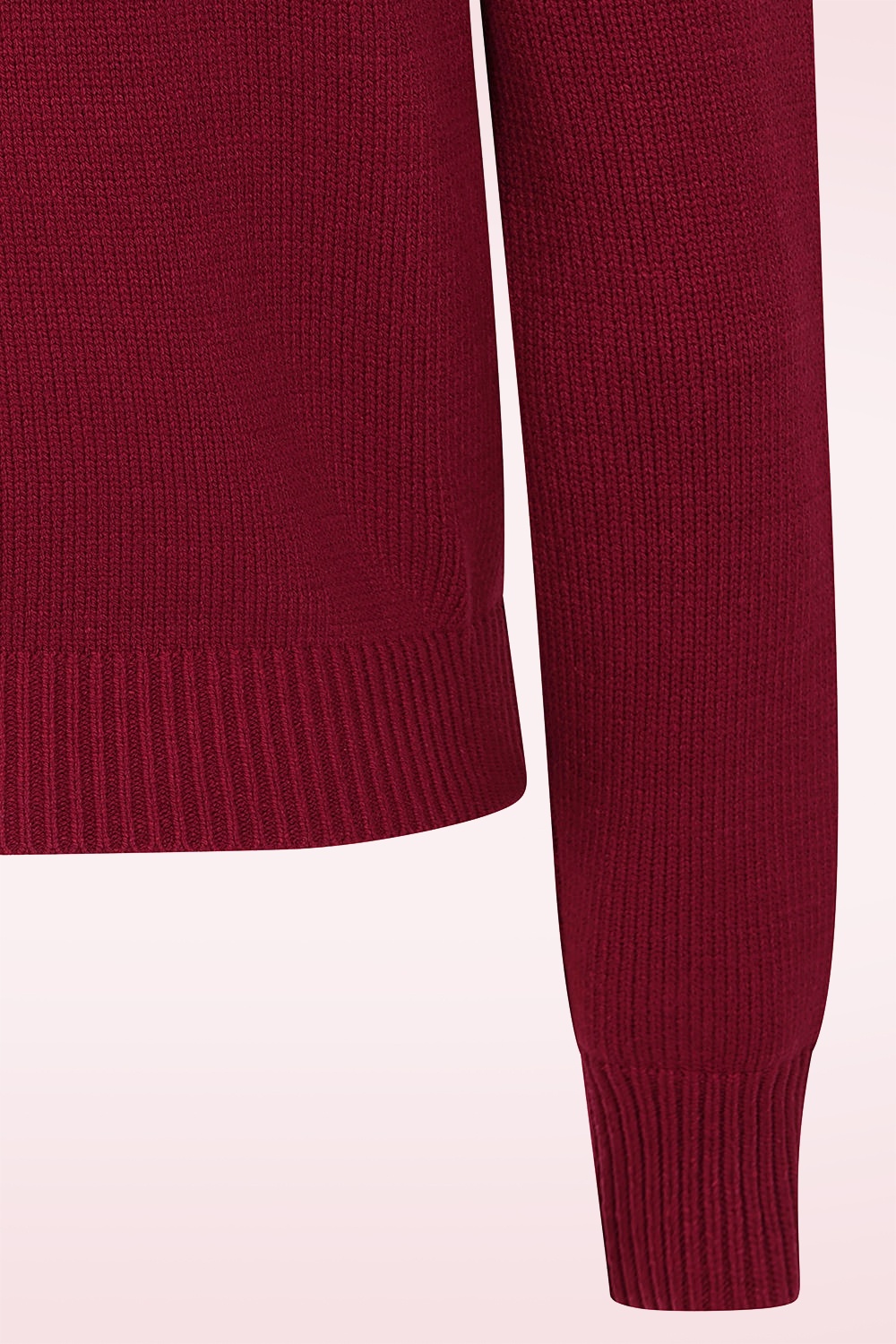 Banned Retro - Pia Tie vest in Bordeaux 3