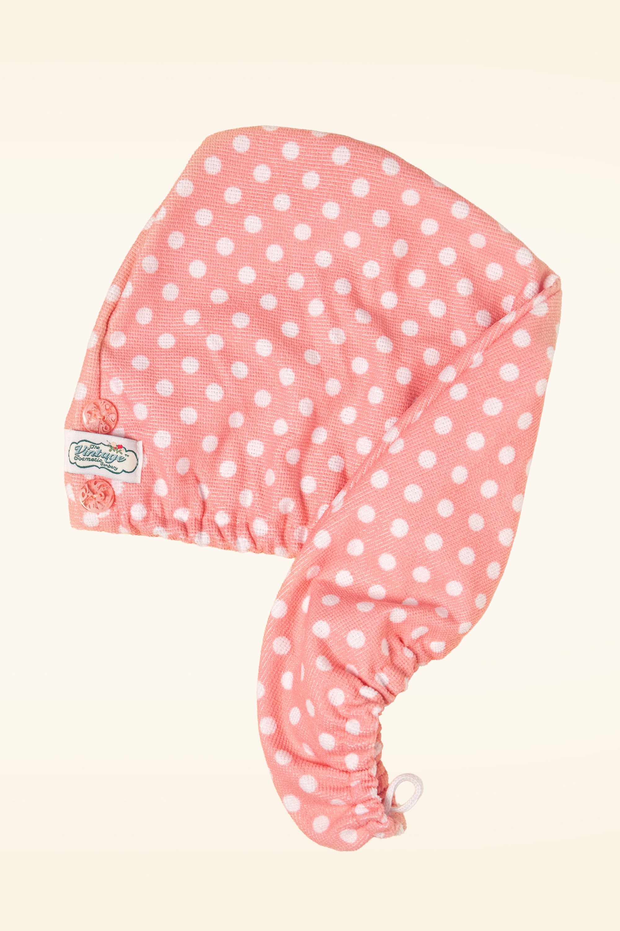 The Vintage Cosmetic Company - Polkadot haartulband in roze