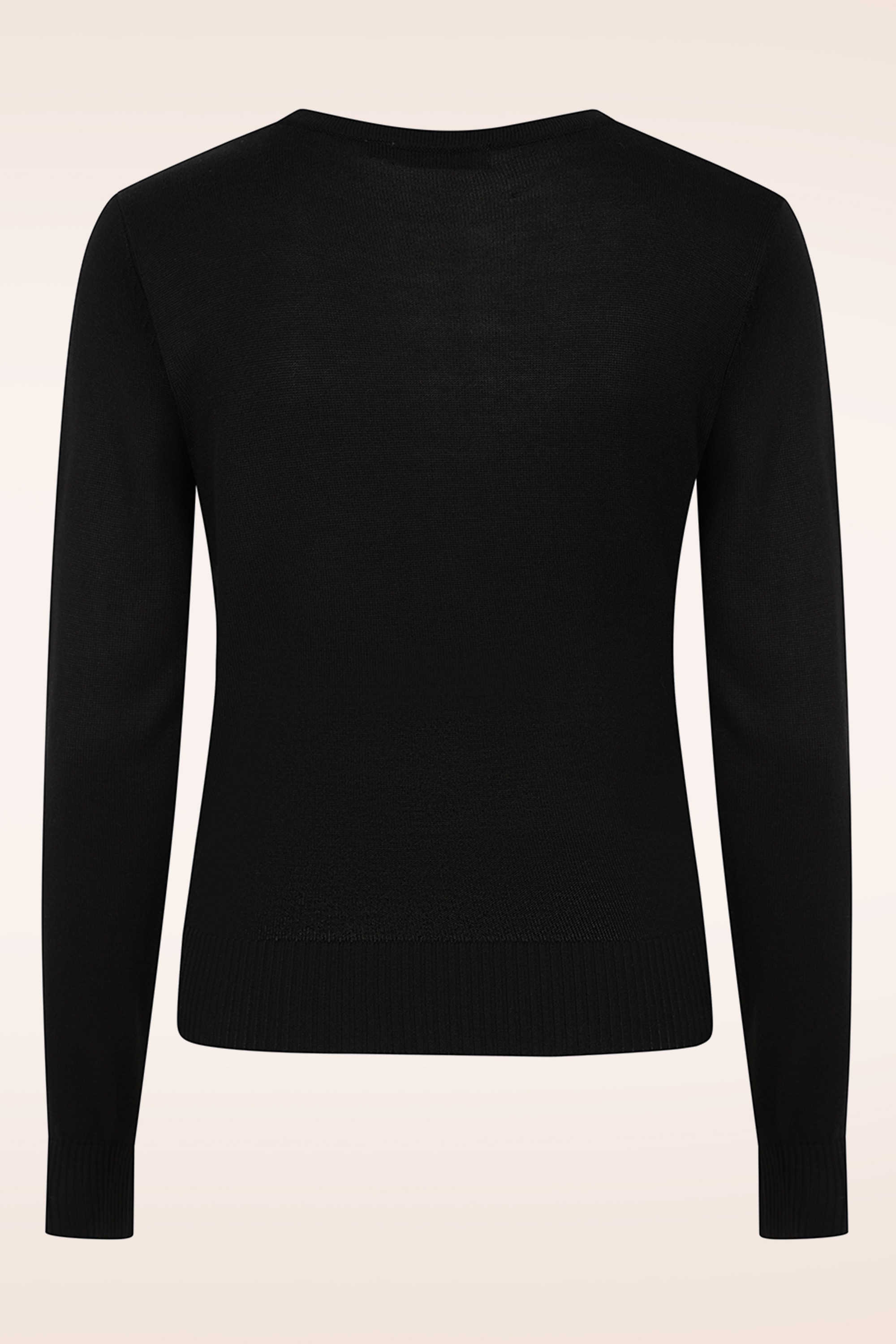 Banned Retro - Pearl cardigan in zwart 4