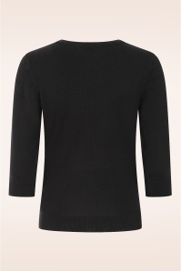 Banned Retro - Web and Willow cardigan in zwart 5