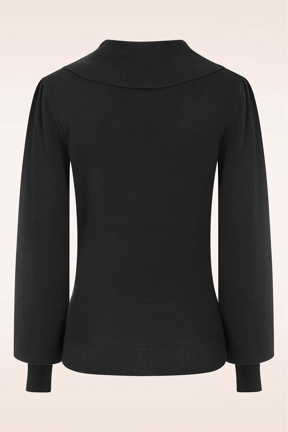 Banned Retro - Selma gebreide top in zwart 6