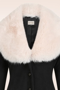 Banned Retro - Rosaly swing jas in zwart 4