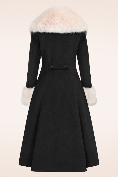 Banned Retro - Rosaly swing jas in zwart 6