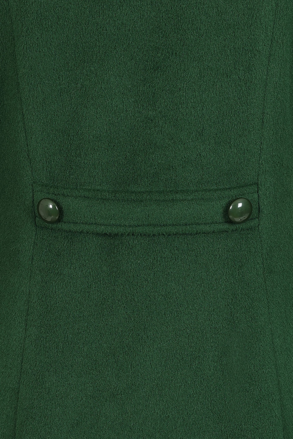 Banned Retro - Rosaly swing jas in flessengroen 8