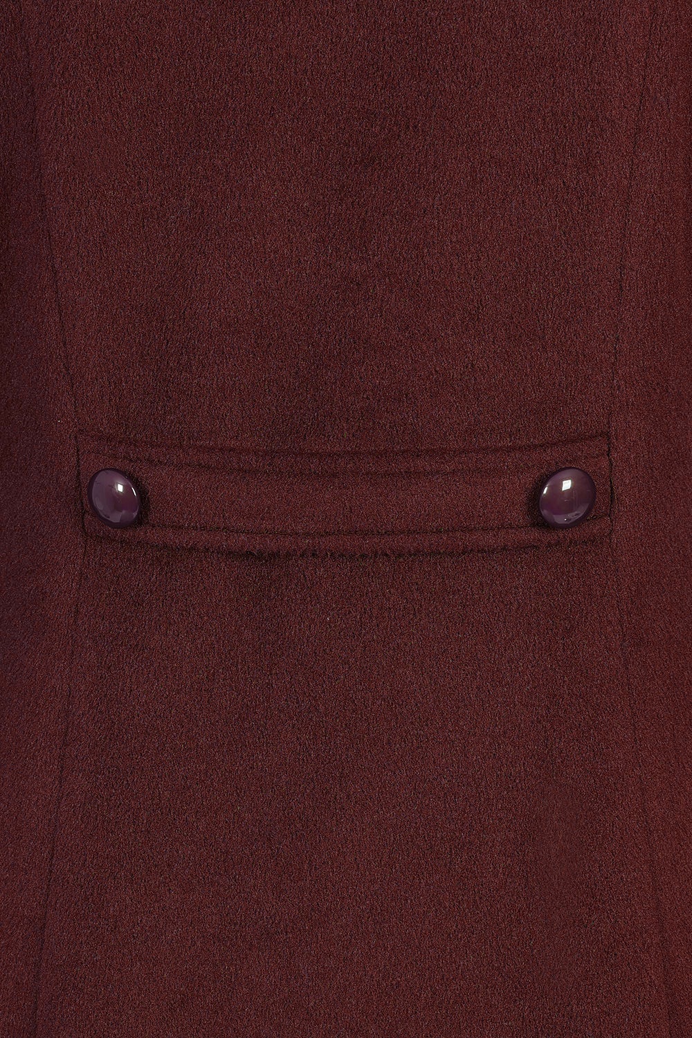 Banned Retro - Rosaly swing jas in bordeaux 5