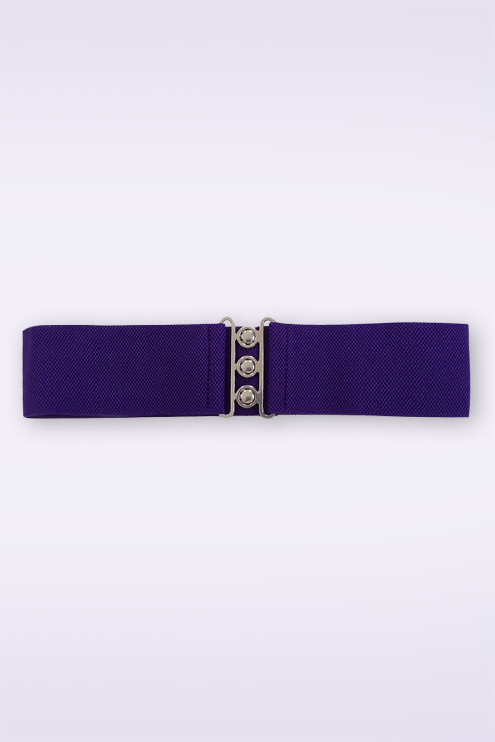Banned Retro - Lauren Vintage stretchriem in cadbury paars