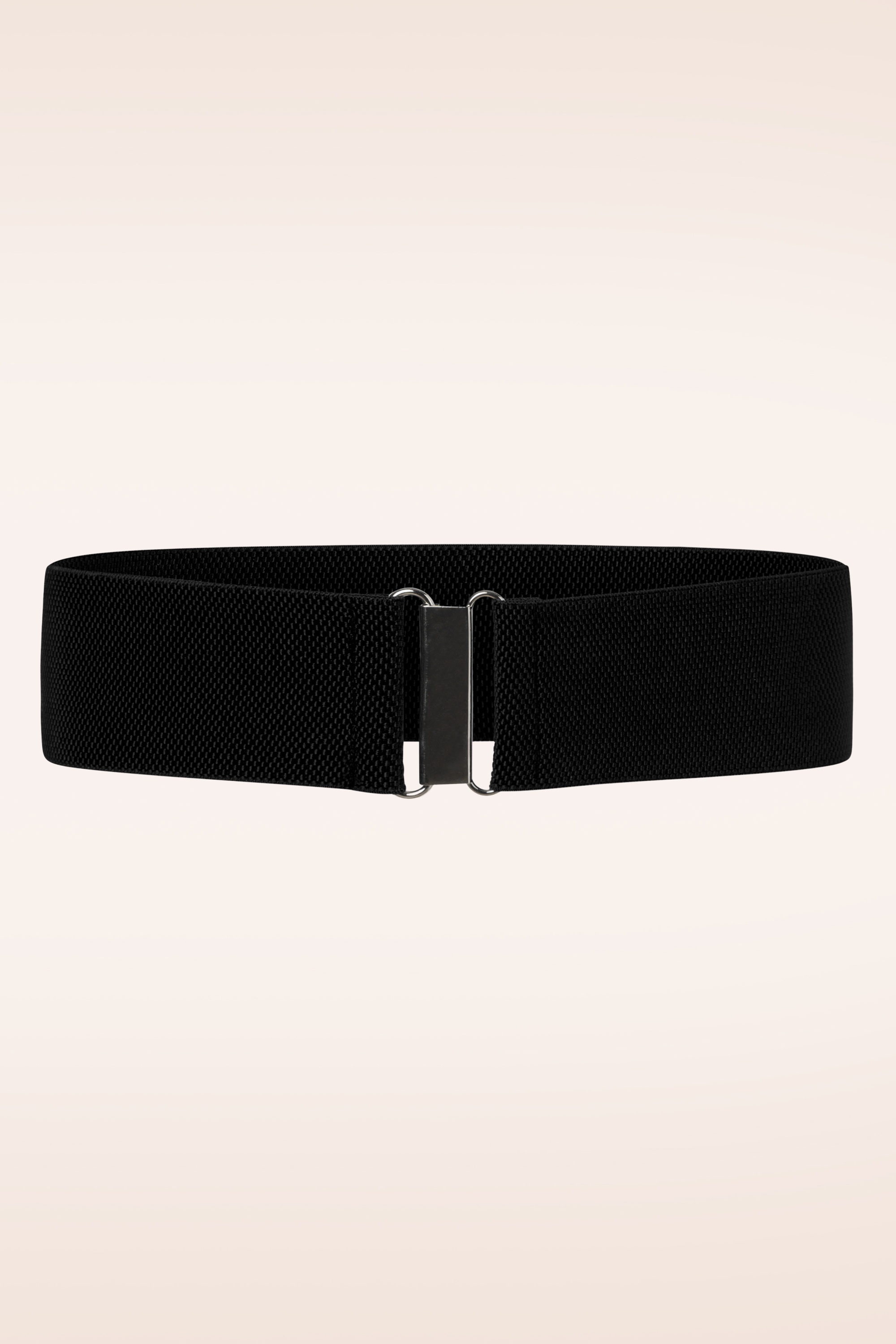 Banned Retro - Gloria Stretchriem in Zwart