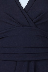 Vintage Chic for Topvintage - Topvintage exclusive ~ Clare swing jurk in marineblauw 2