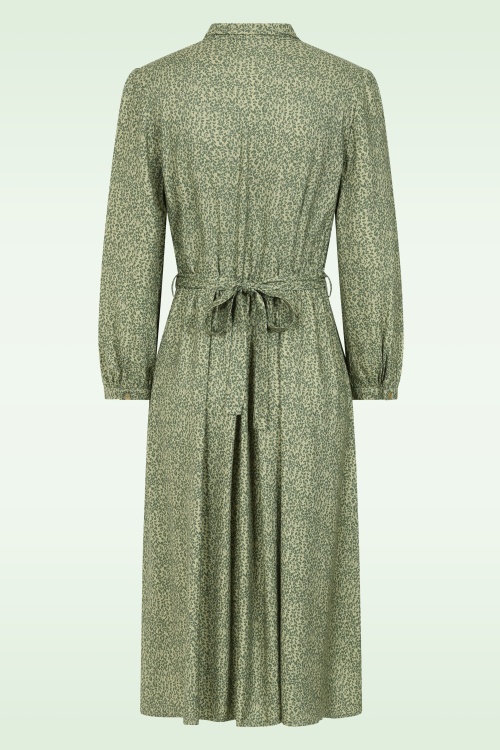 Very Cherry - Niko jurk in Rosemary groen 5